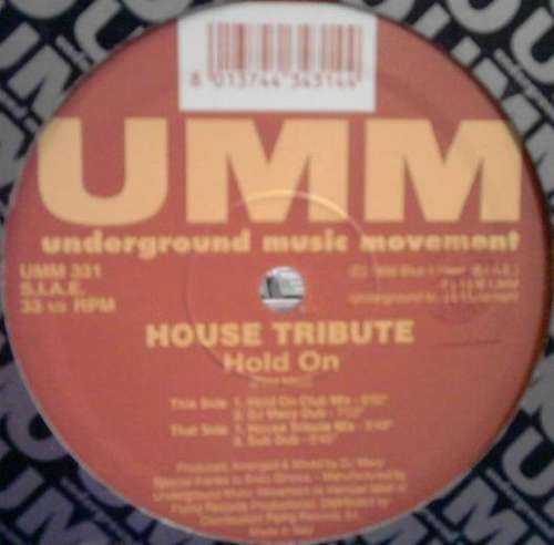 Cover House Tribute - Hold On (12) Schallplatten Ankauf