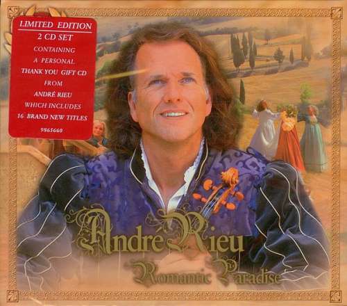 Cover André Rieu - Romantic Paradise (2xCD, Album, Ltd, Sli) Schallplatten Ankauf