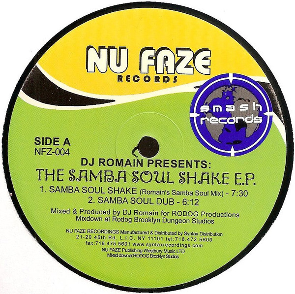 Cover DJ Romain - The Samba Soul Shake EP (12, EP) Schallplatten Ankauf