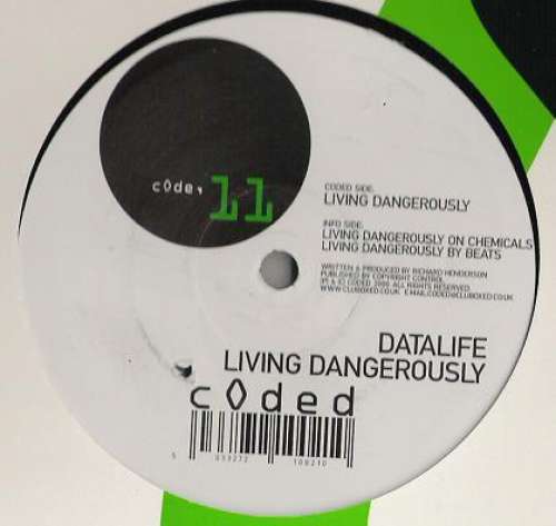 Cover Datalife - Living Dangerously (12) Schallplatten Ankauf