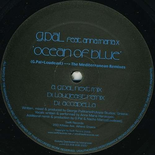 Cover Ocean Of Blue (G.Pal+Loudeast) --> The Mediterranean Remixes) Schallplatten Ankauf