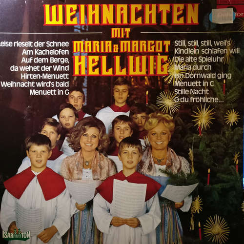 Cover Maria & Margot Hellwig - Weihnachten Mit Maria & Margot Hellwig (LP, Comp) Schallplatten Ankauf