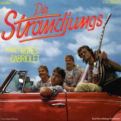 Cover Die Strandjungs* - Kleines Rotes Cabriolet (7, Single) Schallplatten Ankauf