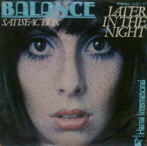 Cover Balance (24) - Later In The Night / Satisfaction (7) Schallplatten Ankauf