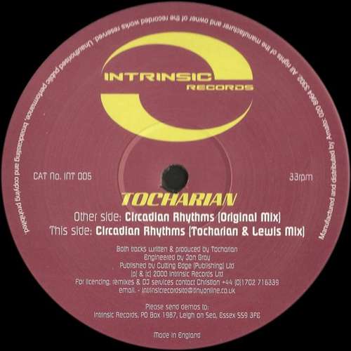 Cover Circadian Rhythms Schallplatten Ankauf
