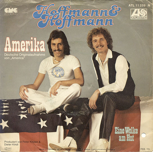Cover Hoffmann & Hoffmann - Amerika (7, Single) Schallplatten Ankauf