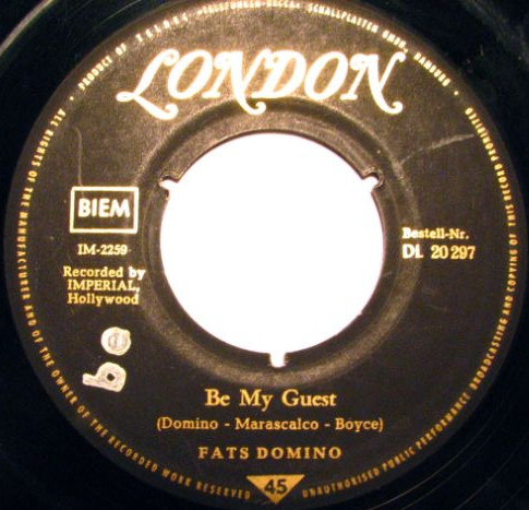 Cover Fats Domino - Be My Guest / I've Been Around (7) Schallplatten Ankauf