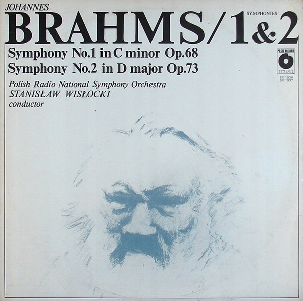 Cover Johannes Brahms, Polish Radio National Symphony Orchestra*, Stanisław Wisłocki* - Symphonies 1 & 2 (2xLP, Album, Bei) Schallplatten Ankauf