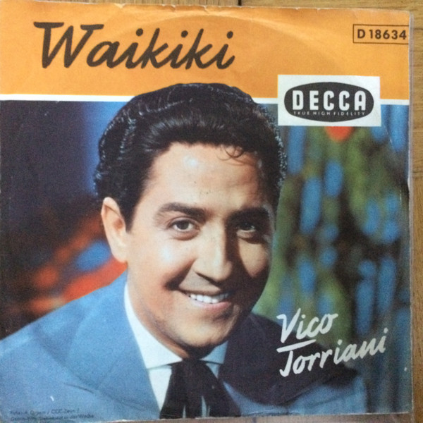 Cover Vico Torriani - Waikiki (7, Single, Mono) Schallplatten Ankauf