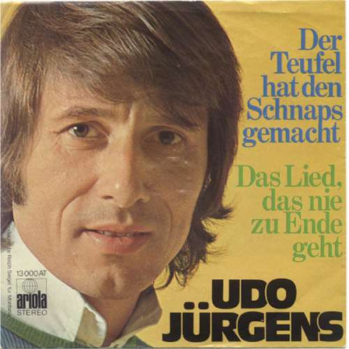 Cover Udo Jürgens - Der Teufel Hat Den Schnaps Gemacht (7, Single) Schallplatten Ankauf