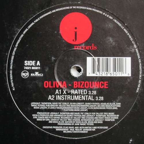 Cover Olivia - Bizounce (12, Promo) Schallplatten Ankauf