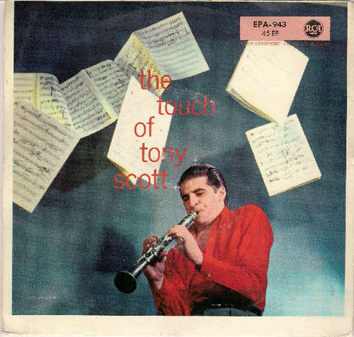 Cover Tony Scott's Quartet* - The Touch Of Tony Scott ('Round About Midnight) (7, EP, Top) Schallplatten Ankauf
