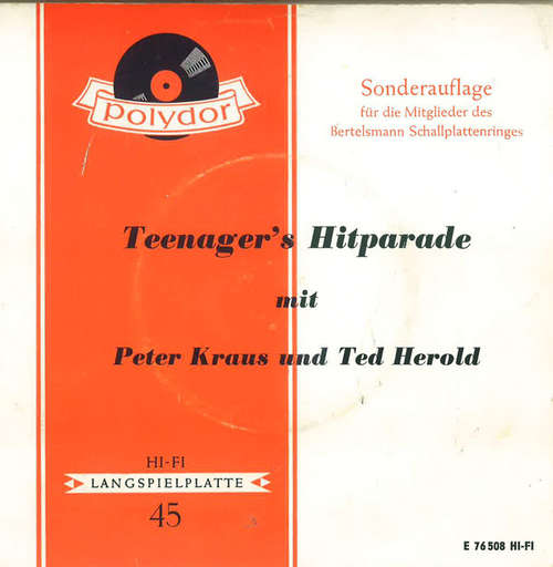 Cover Peter Kraus Und Ted Herold - Teenager's Hitparade (7, EP, Mono, Club) Schallplatten Ankauf