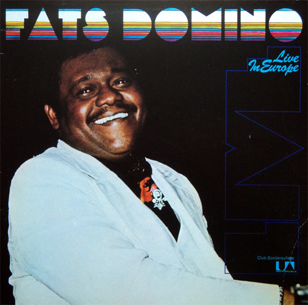 Cover Fats Domino - Fats Domino Live In Europe (LP, Album, Club) Schallplatten Ankauf