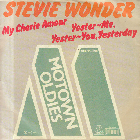 Cover Stevie Wonder - My Cherie Amour / Yester-Me, Yester-You, Yesterday (7, Single) Schallplatten Ankauf