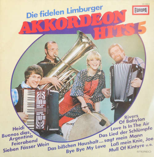 Cover Die Fidelen Limburger - Akkordeon Hits 5 (LP, Album) Schallplatten Ankauf