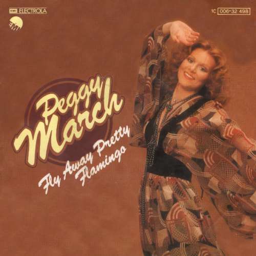 Cover Peggy March - Fly Away Pretty Flamingo (7, Single) Schallplatten Ankauf