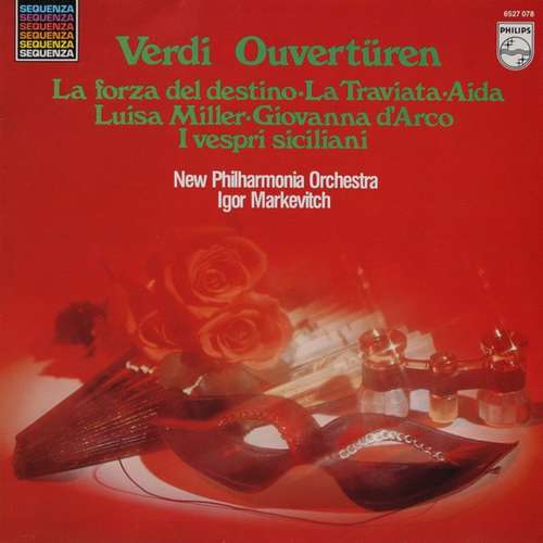Cover Verdi* - Ouvertüren: La Forza Del Destino, La Traviata, Aida, Luisa Miller, Giovanni D'Arco, I Vespri Siciliani (LP) Schallplatten Ankauf