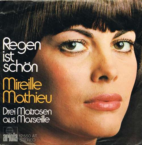 Cover Mireille Mathieu - Regen Ist Schön (7, Single) Schallplatten Ankauf