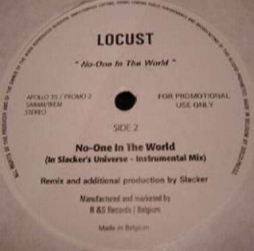 Cover Locust - No-One In The World (Slacker Remixes) (12, Promo) Schallplatten Ankauf