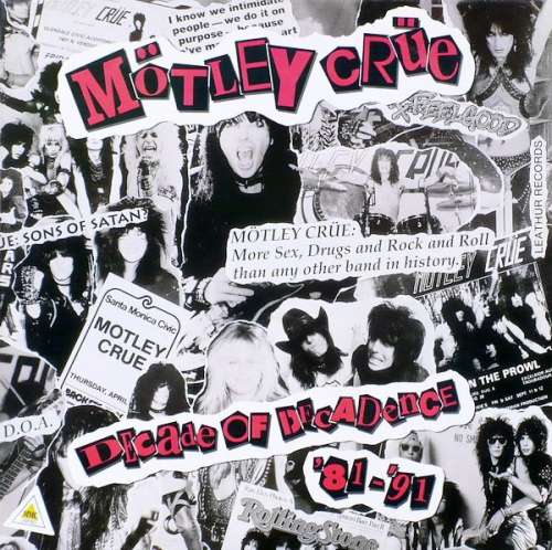 Cover Mötley Crüe - Decade Of Decadence '81-'91 (2xLP, Comp) Schallplatten Ankauf