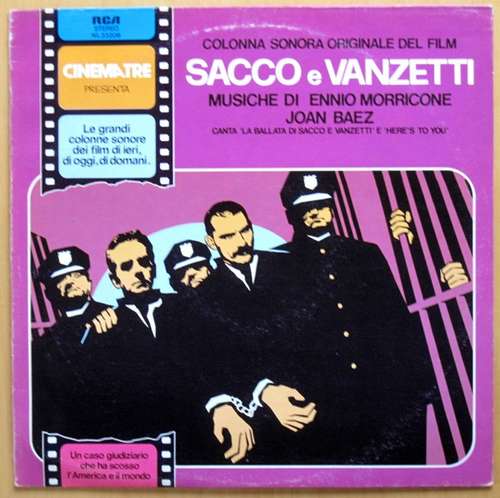 Cover Sacco E Vanzetti (Colonna Sonora Originale Del Film) Schallplatten Ankauf