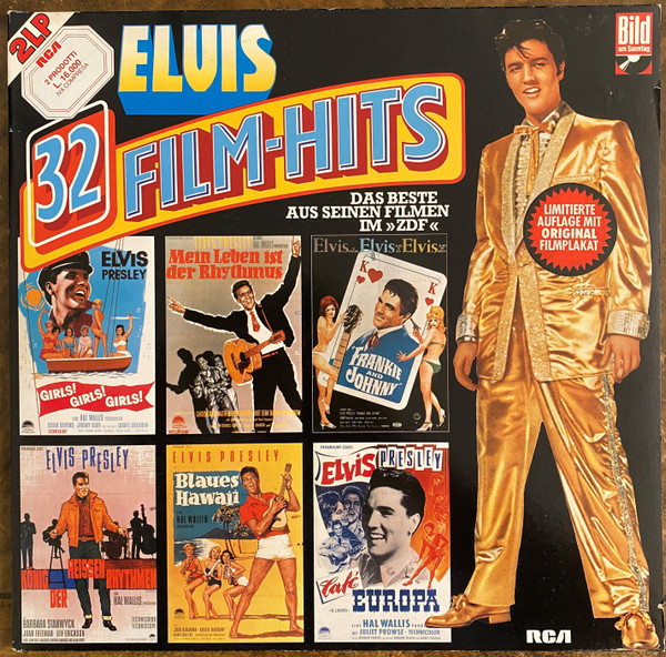 Cover Elvis* - 32 Film-Hits (2xLP, Comp, S/Edition, Gat) Schallplatten Ankauf