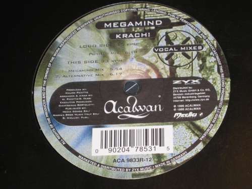Cover Megamind - Krach! (Vocal Mixes) (12) Schallplatten Ankauf