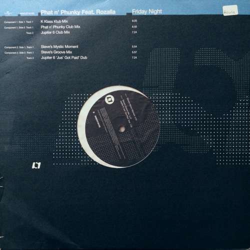 Cover Phat 'N' Phunky Feat. Rozalla - Friday Night (2x12) Schallplatten Ankauf