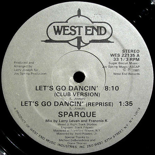 Cover Sparque - Let's Go Dancin' (12, Single) Schallplatten Ankauf