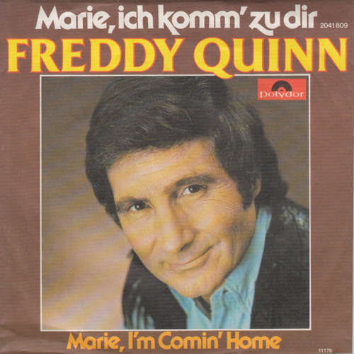 Cover Freddy Quinn - Marie, Ich Komm Zu Dir / Marie I'm Comin' Home (7, Single) Schallplatten Ankauf