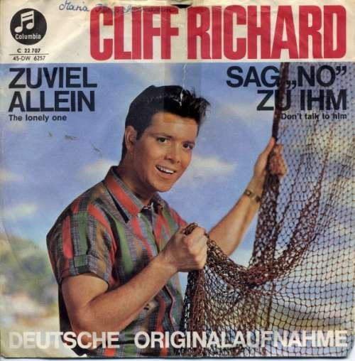 Cover Cliff Richard - Sag' No Zu Ihm / Zuviel Allein (7, Single, BIE) Schallplatten Ankauf