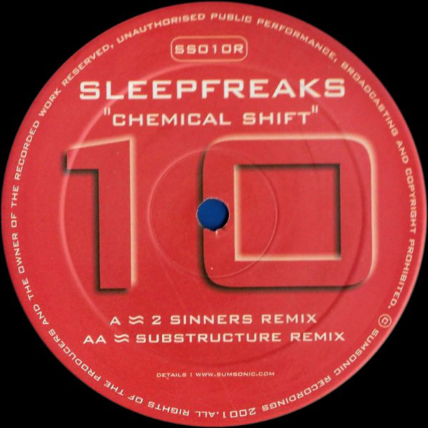 Cover Sleepfreaks - Chemical Shift (12) Schallplatten Ankauf