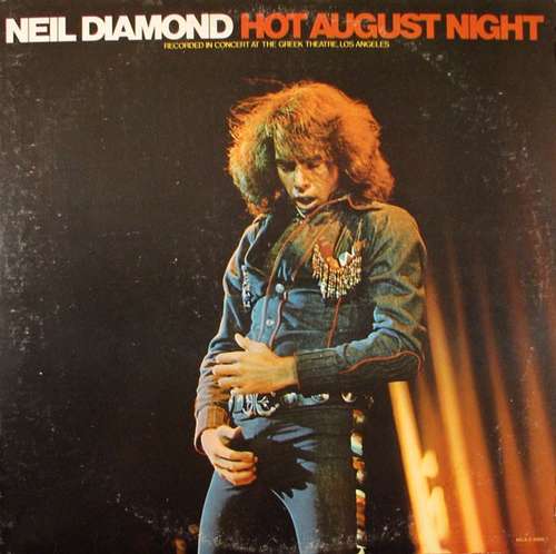 Cover Neil Diamond - Hot August Night (2xLP, Gat) Schallplatten Ankauf