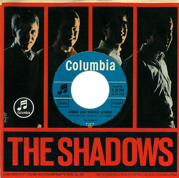 Cover The Shadows - Theme For Young Lovers (7, Single) Schallplatten Ankauf