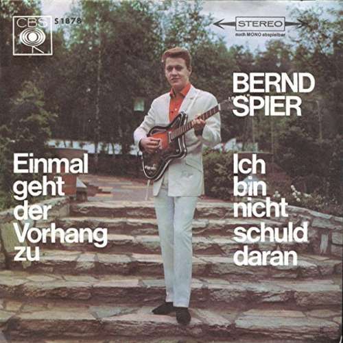 Bild Bernd Spier - Einmal Geht Der Vorhang Zu (7, Single) Schallplatten Ankauf
