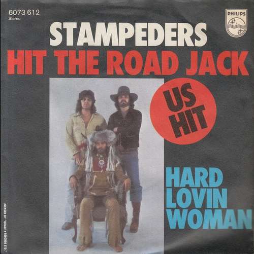 Cover The Stampeders - Hit The Road Jack / Hard Lovin Woman (7, Single) Schallplatten Ankauf