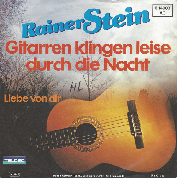 Cover Rainer Stein - Gitarren Klingen Leise Durch Die Nacht (7, Single) Schallplatten Ankauf