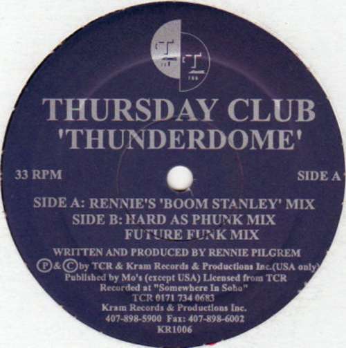 Cover Thursday Club - Thunderdome (12) Schallplatten Ankauf