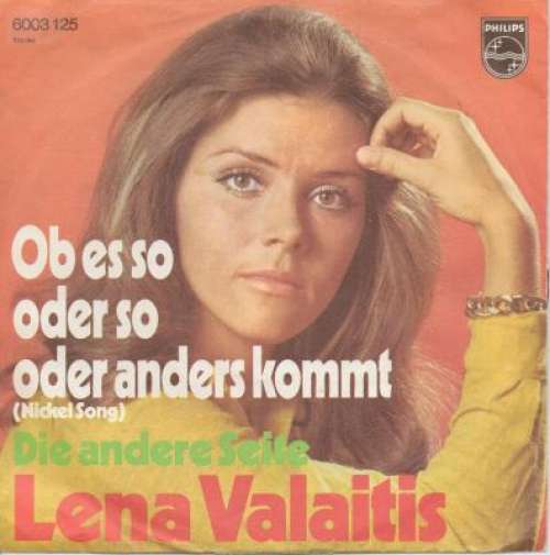 Cover Lena Valaitis - Ob Es So Oder So Oder Anders Kommt (7, Single) Schallplatten Ankauf