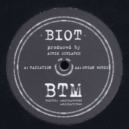 Cover Biot - Radiation / Organ Works (12) Schallplatten Ankauf