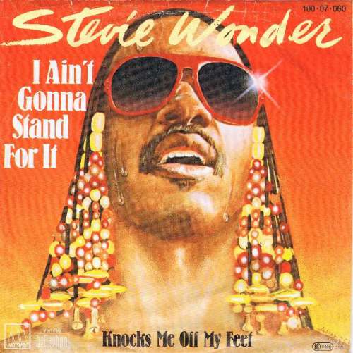 Cover Stevie Wonder - I Ain't Gonna Stand For It (7, Single) Schallplatten Ankauf