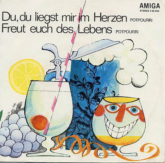 Cover Ballhausorchester Kurt Beyer - Du, Du Liegst Mir Im Herzen (Potpourri) / Freut Euch Des Lebens (Potpourri) (7, Single) Schallplatten Ankauf