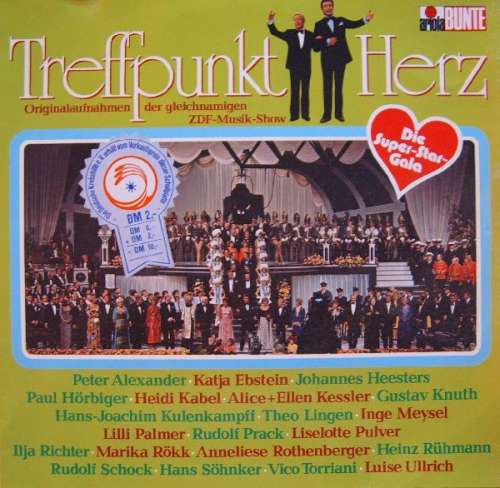 Cover Various - Treffpunkt Herz (Originalaufnahmen Der Gleichnamigen ZDF-Musik-Show) (LP, Comp, P/Mixed) Schallplatten Ankauf