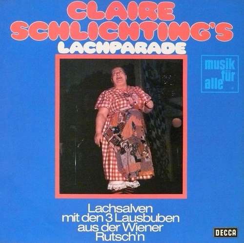 Cover Claire Schlichting - Claire Schlichting's Lachparade (LP) Schallplatten Ankauf