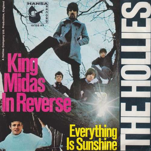 Cover The Hollies - King Midas In Reverse (7, Single) Schallplatten Ankauf