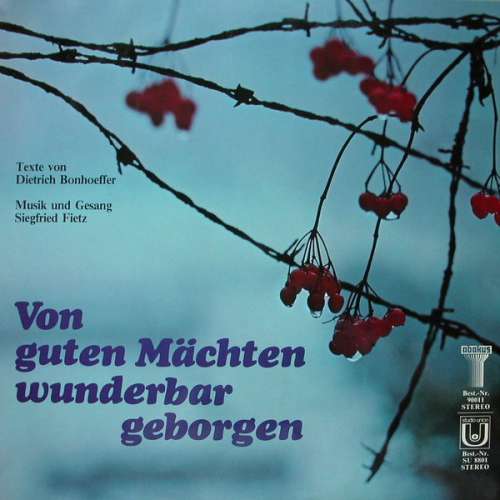 Cover Siegfried Fietz - Dietrich Bonhoeffer - Von Guten Mächten Wunderbar Geborgen (LP, Album) Schallplatten Ankauf