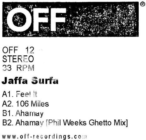 Cover Jaffa Surfa - Feel It EP (12, EP) Schallplatten Ankauf