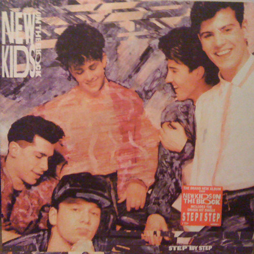 Cover New Kids On The Block - Step By Step (LP, Album) Schallplatten Ankauf