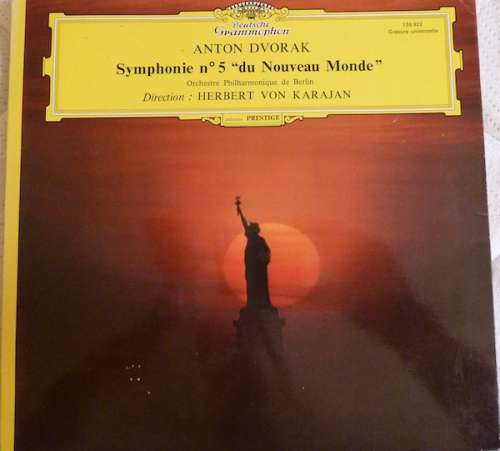 Cover Anton Dvorak*, Orchestre Philharmonique De Berlin*, Herbert von Karajan - Symphonie N° 5 “Du Nouveau Monde” (LP, RE, Gat) Schallplatten Ankauf